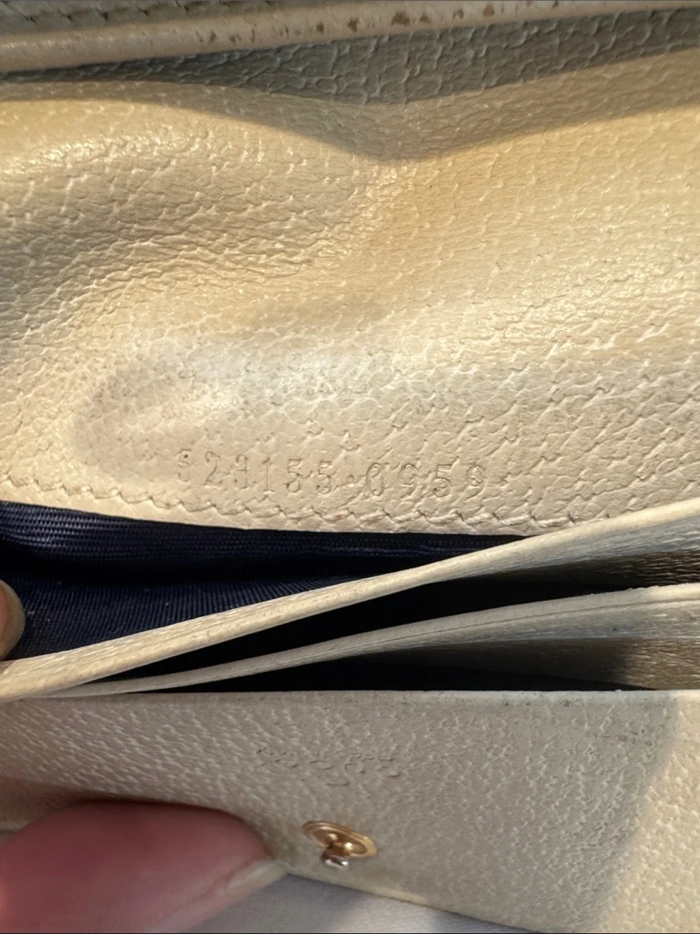 Authentic Gucci GG Canvas Wallet with Red and Blue Web and Gold Logo - Picture 13 of 14